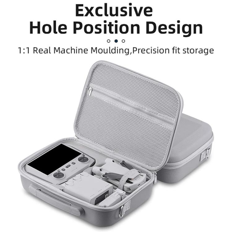 Bolsa de transporte y almacenamiento para control remoto de hombro BRDRC para DJI Mini 3 (gris) — imagen 4