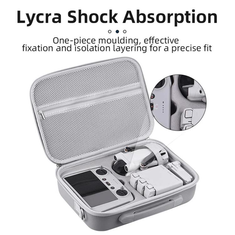 Bolsa de transporte y almacenamiento para control remoto de hombro BRDRC para DJI Mini 3 (gris) — imagen 5