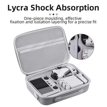 Bolsa de transporte y almacenamiento para control remoto de hombro BRDRC para DJI Mini 3 (gris) — imagen 5