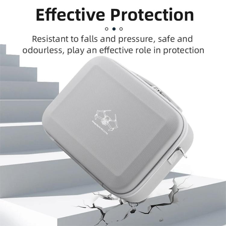Bolsa de transporte y almacenamiento para control remoto de hombro BRDRC para DJI Mini 3 (gris) — imagen 7