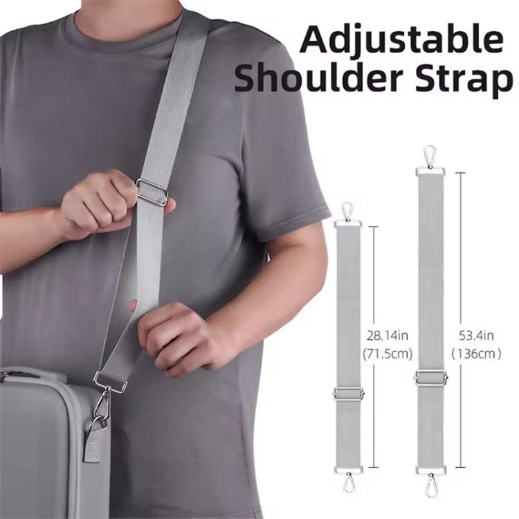 Bolsa de transporte y almacenamiento para control remoto de hombro BRDRC para DJI Mini 3 (gris) — imagen 10