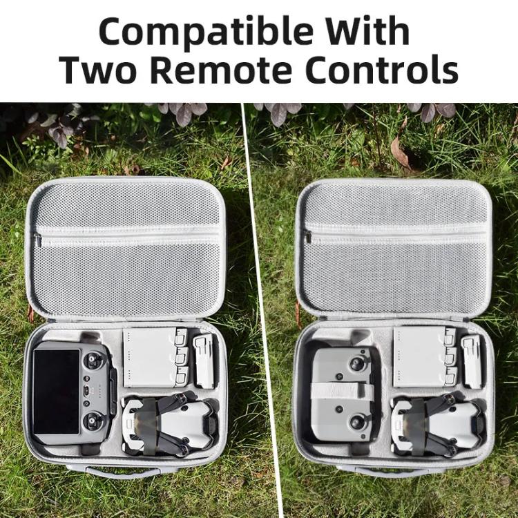Bolsa de transporte y almacenamiento para control remoto de hombro BRDRC para DJI Mini 4 Pro (gris) — imagen 11
