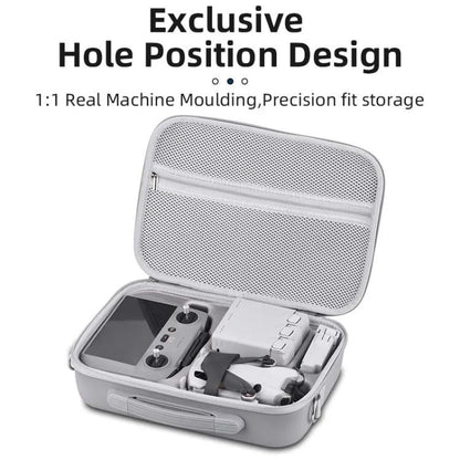 Bolsa de transporte y almacenamiento para control remoto de hombro BRDRC para DJI Mini 4 Pro (gris) — imagen 4