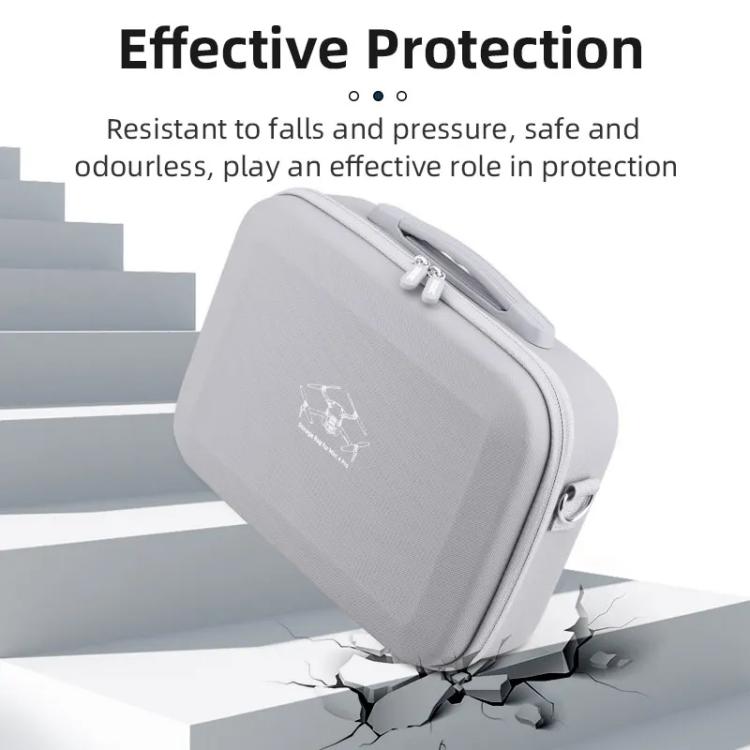 Bolsa de transporte y almacenamiento para control remoto de hombro BRDRC para DJI Mini 4 Pro (gris) — imagen 7