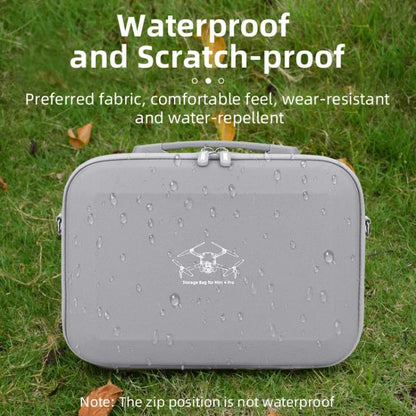 Bolsa de transporte y almacenamiento para control remoto de hombro BRDRC para DJI Mini 4 Pro (gris) — imagen 8