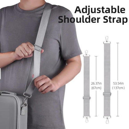 Bolsa de transporte y almacenamiento para control remoto de hombro BRDRC para DJI Mini 4 Pro (gris) — imagen 10