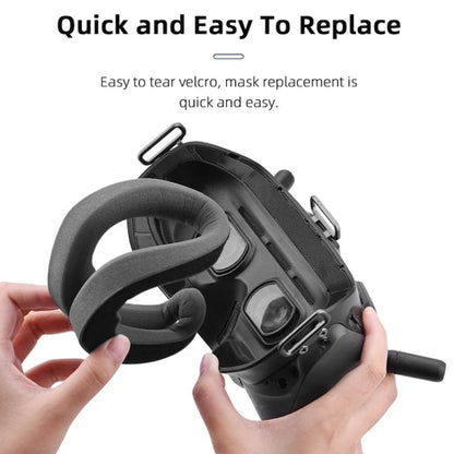 Protectores oculares para gafas de vuelo FPV Goggles V2 BRDRC (gris oscuro) — imagen 8