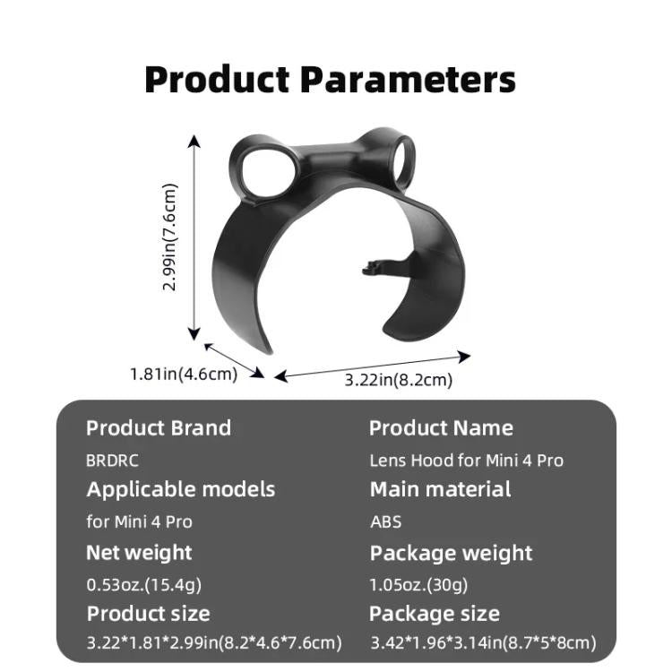 Parasol antirreflejo para DJI Mini 4 Pro (negro) — imagen 11