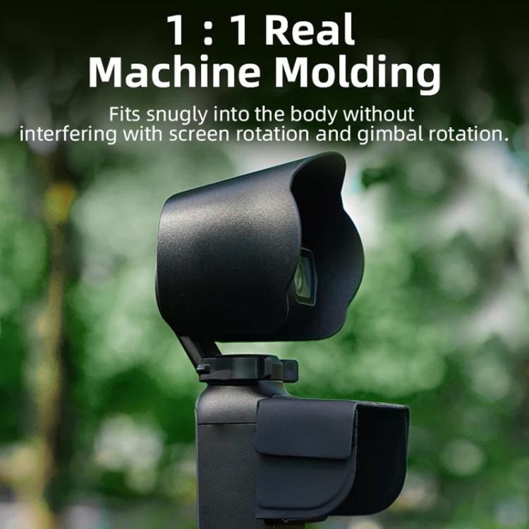 Cubierta Parasol BRDRC, protectora de lente para DJI Osmo Pocket 3 (negro) — imagen 5