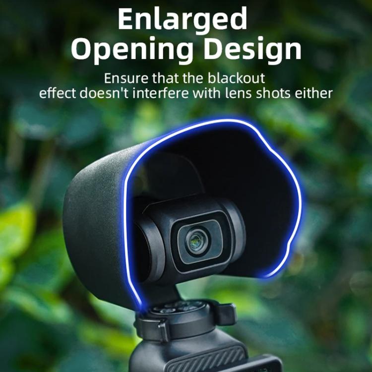 Cubierta Parasol BRDRC, protectora de lente para DJI Osmo Pocket 3 (negro) — imagen 6