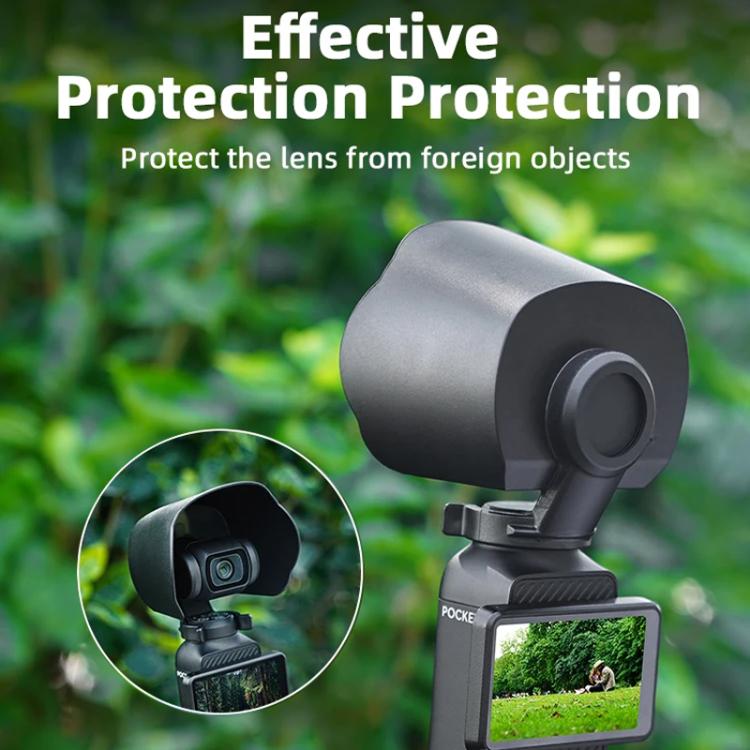 Cubierta Parasol BRDRC, protectora de lente para DJI Osmo Pocket 3 (negro) — imagen 8