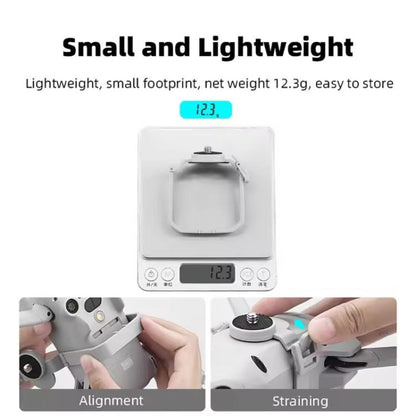 Soporte Adaptador de para cámara de acción BRDRC, extensión de cardán para dron para DJI Mini 4 Pro (gris) — imagen 8