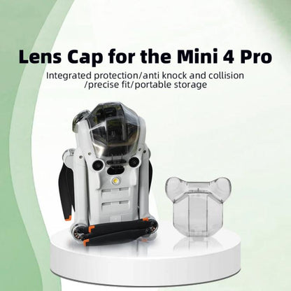 Cubierta protectora de lente BRDRC para DJI Mini 4 Pro (negro transparente) — imagen 3