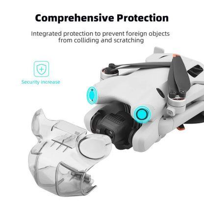 Cubierta protectora de lente BRDRC para DJI Mini 4 Pro (negro transparente) — imagen 4
