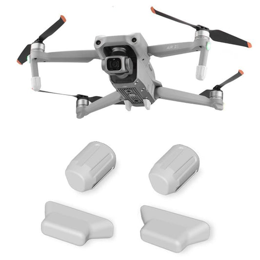 Cubierta Almohadilla protectora para patas de dron BRDRC, antipolvo para DJI Mavic Air 2S (gris)