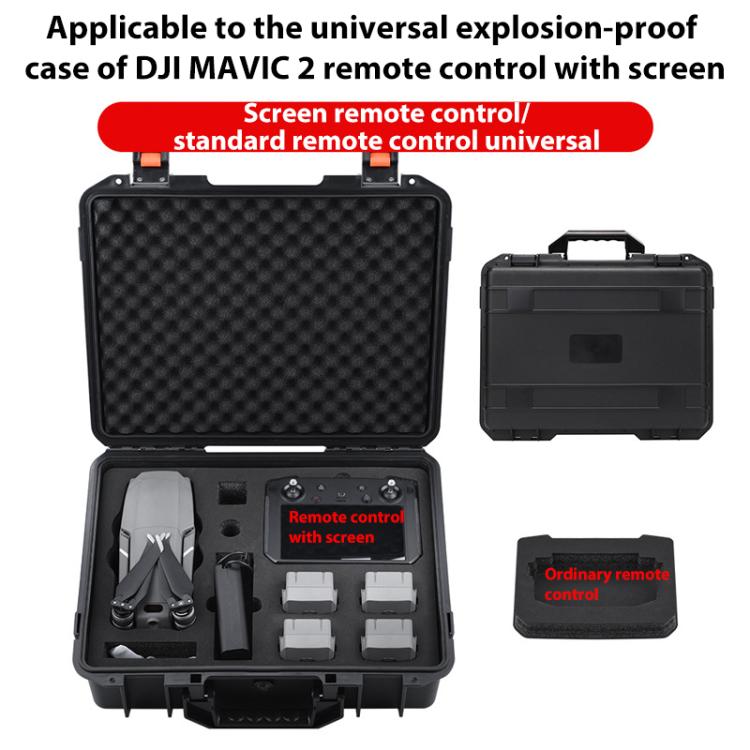 Bolsa de transporte y almacenamiento de seguridad BRDRC, impermeable y a prueba de explosiones para DJI Mavic 2 (negra) — im…