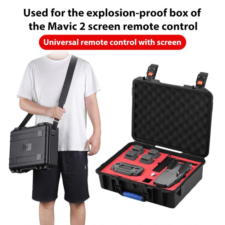 Bolsa de transporte y almacenamiento de seguridad BRDRC, impermeable y a prueba de explosiones para DJI Mavic 2 (negra) — im…