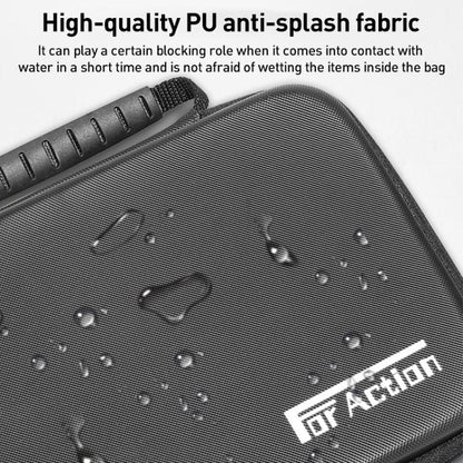 Bolsa de almacenamiento de PU para cámara y accesorios Pro/4/3 para DJI Osmo Action 5 (negra) — imagen 10