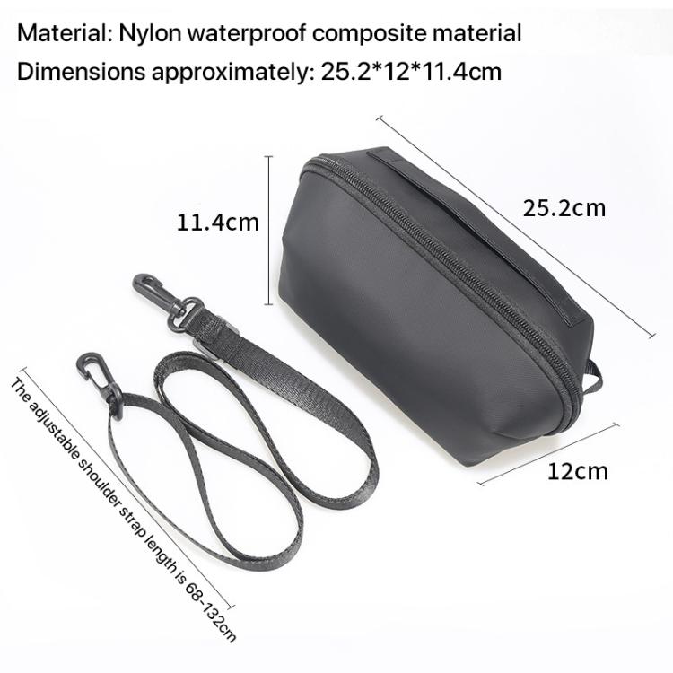 Estuche portátil, bolsa de almacenamiento con correa para DJI Osmo Pocket 3 (negro) — imagen 3