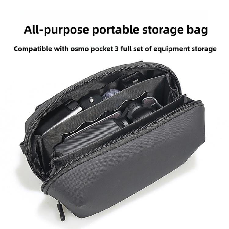 Estuche portátil, bolsa de almacenamiento con correa para DJI Osmo Pocket 3 (negro) — imagen 4