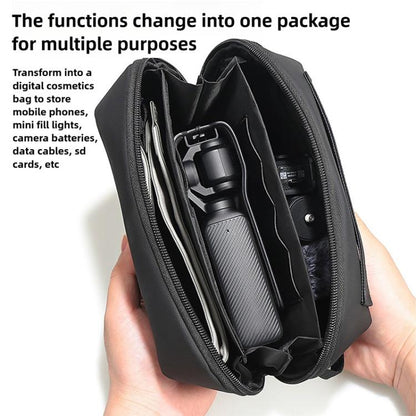Estuche portátil, bolsa de almacenamiento con correa para DJI Osmo Pocket 3 (negro) — imagen 8