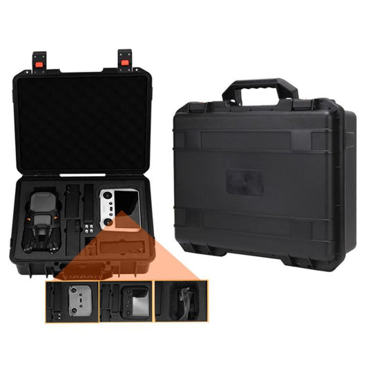 Estuche de seguridad BRDRC, bolsa de almacenamiento, resistente al agua y a los golpes para DJI Mavic 3 Pro (negro)