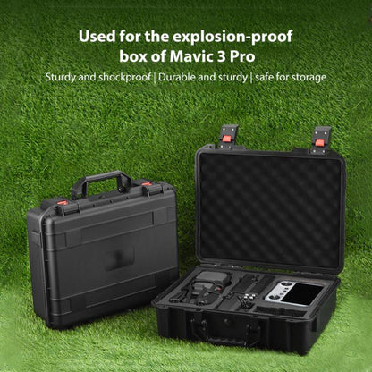 Estuche de seguridad BRDRC, bolsa de almacenamiento, resistente al agua y a los golpes para DJI Mavic 3 Pro (negro) — imagen…