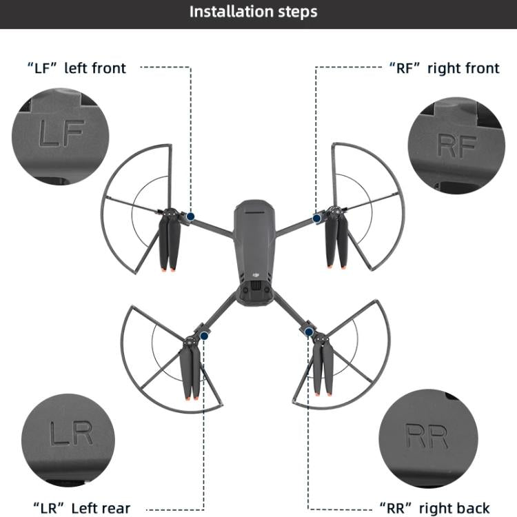 Anillo protector anticolisión para hélice de dron /3 Pro BRDRC para DJI Mavic 3 (gris) — imagen 11