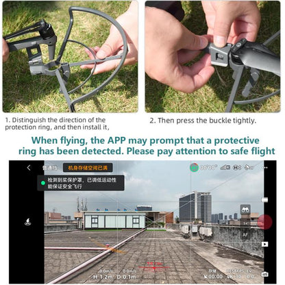 Anillo protector anticolisión para hélice de dron /3 Pro BRDRC para DJI Mavic 3 (gris) — imagen 12