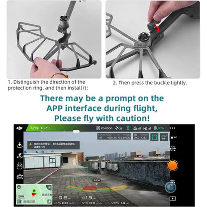 Anillo protector anticolisión para hélice de dron /Zoom BRDRC para DJI Mavic 2 Pro (gris) — imagen 11