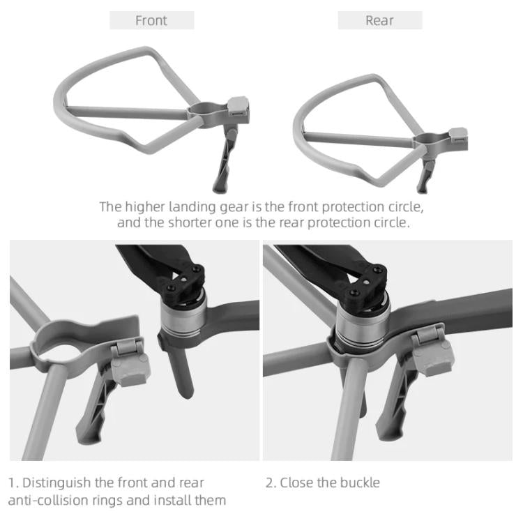 Anillo anticolisión para hélice de dron /2 Zoom BRDRC para DJI Mavic 2 Pro (gris) — imagen 11