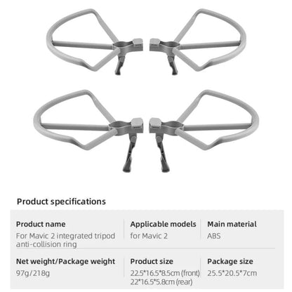 Anillo anticolisión para hélice de dron /2 Zoom BRDRC para DJI Mavic 2 Pro (gris) — imagen 4