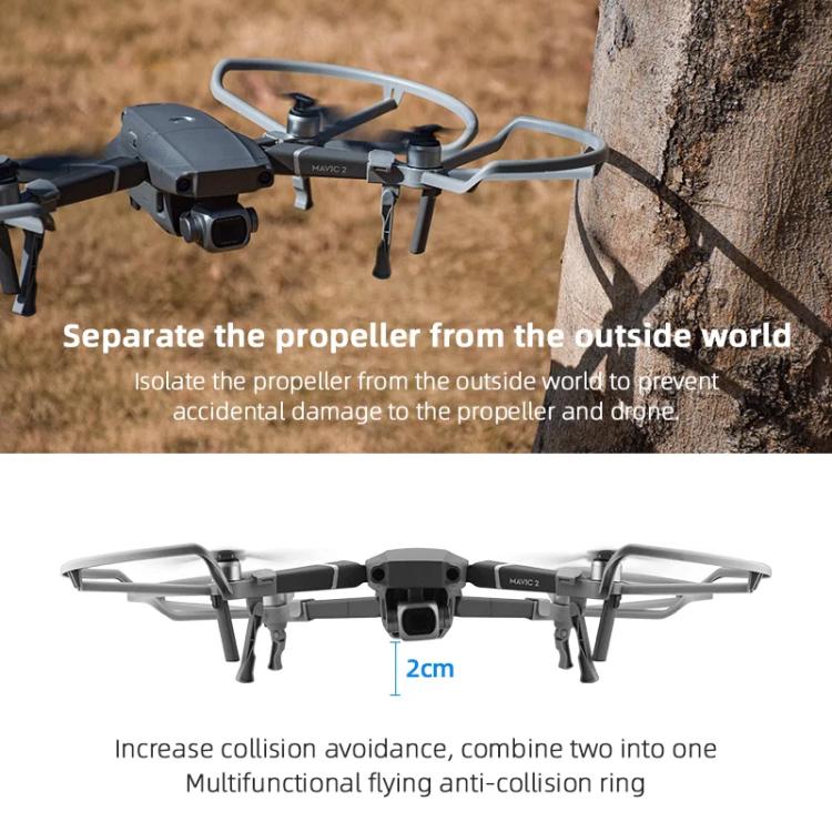 Anillo anticolisión para hélice de dron /2 Zoom BRDRC para DJI Mavic 2 Pro (gris) — imagen 7