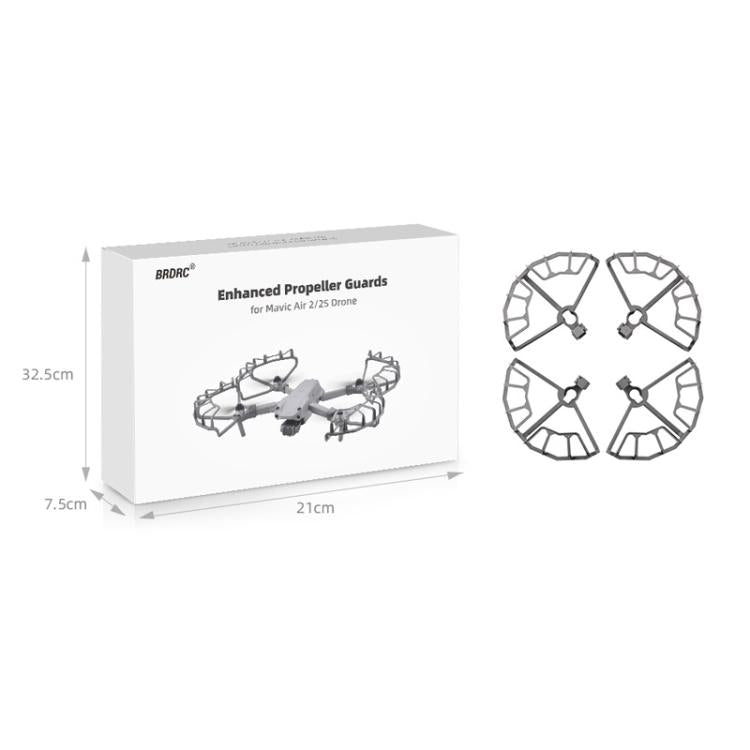 Anillo anticolisión para protección de hélice de dron / BRDRC para DJI Mavic Air 2 / Air 2S (gris) para DJI DJI Mavic Air 2,…