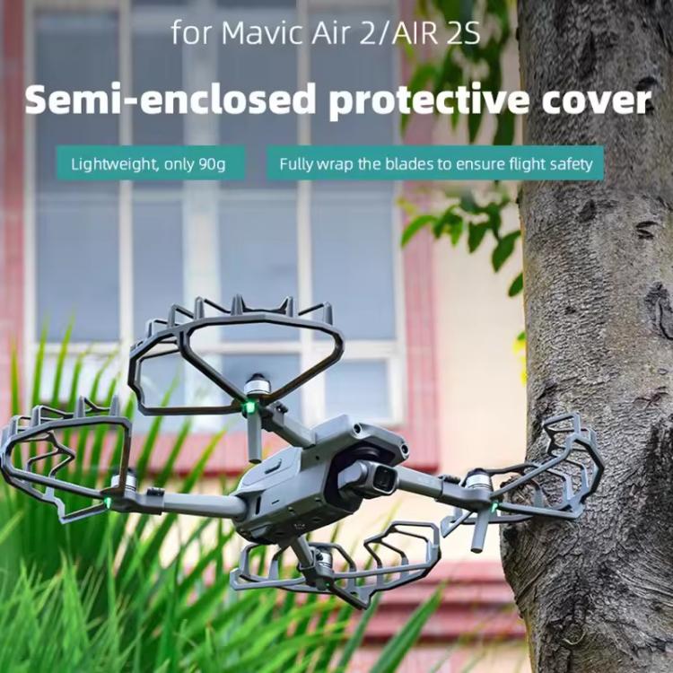 Anillo anticolisión para protección de hélice de dron / BRDRC para DJI Mavic Air 2 / Air 2S (gris) para DJI DJI Mavic Air 2,…