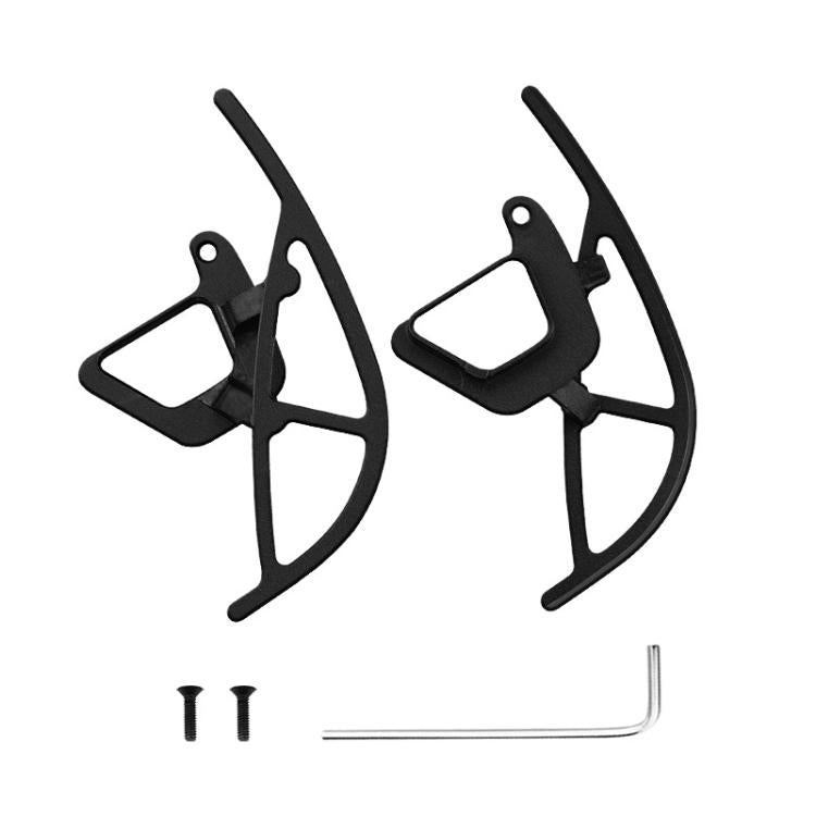 Lente de cardán Parachoques protector de aleación de aluminio anticolisión para BRDRC para DJI Avata (negro)