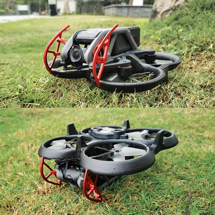 Lente de cardán Parachoques protector de aleación de aluminio anticolisión para BRDRC para DJI Avata (negro) — imagen 12