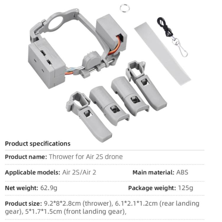 Lanzador parabólico gris para DJI Mavic Air 2 / Air 2S para DJI DJI Mavic Air 2, DJI Air 2S — imagen 4