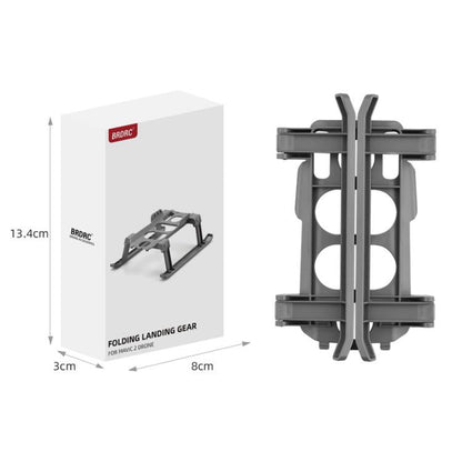 Bastidor de entrenamiento de tren de aterrizaje elevado plegable para trineo BRDRC de para DJI Mavic 2 (gris) — imagen 11