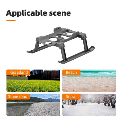 Bastidor de entrenamiento de tren de aterrizaje elevado plegable para trineo BRDRC de para DJI Mavic 2 (gris) — imagen 6
