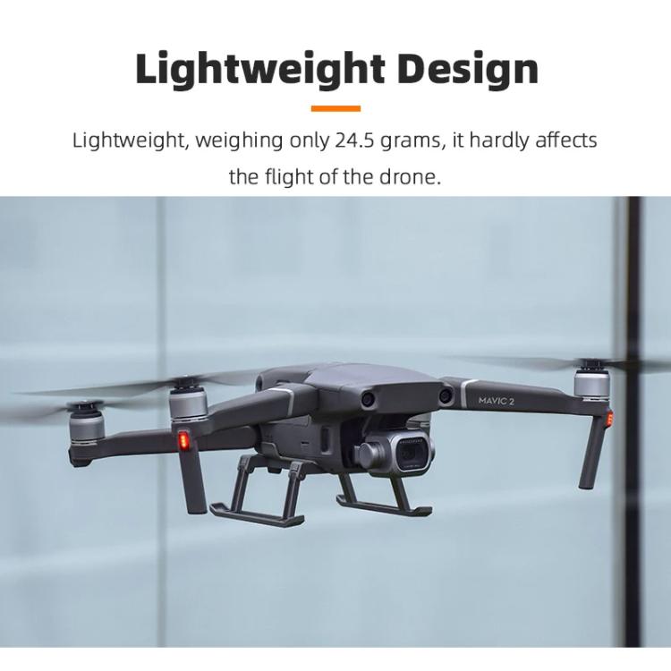 Bastidor de entrenamiento de tren de aterrizaje elevado plegable para trineo BRDRC de para DJI Mavic 2 (gris) — imagen 8