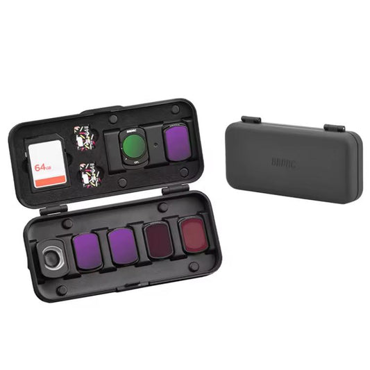 Estuche de almacenamiento BRDRC, con organizador de filtros, tarjetas TF/SD y lentes gran angular y macro para DJI Osmo Pock…