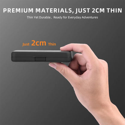 Estuche de almacenamiento BRDRC, con organizador de filtros, tarjetas TF/SD y lentes gran angular y macro para DJI Osmo Pock…