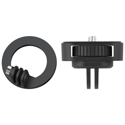 Base de anillo magnético con adaptador de 1/4 de pulgada (negro)