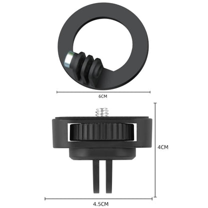 Base de anillo magnético con adaptador de 1/4 de pulgada (negro) — imagen 8