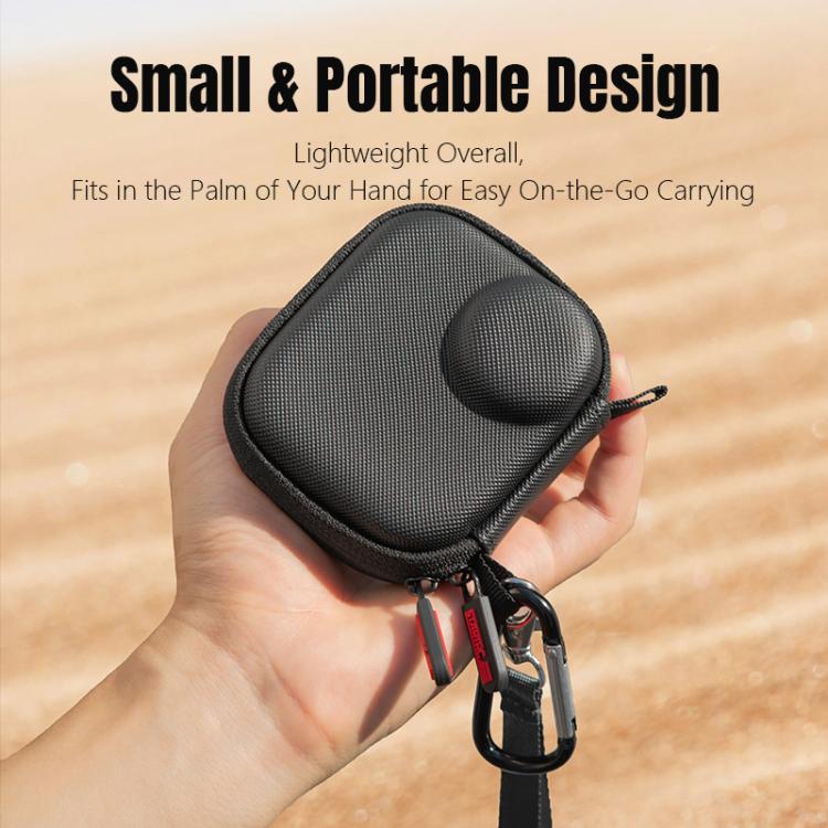 Bolsa de transporte de PU para cámara Osmo Nona STARTRC (negra) para DJI Osmo — imagen 11