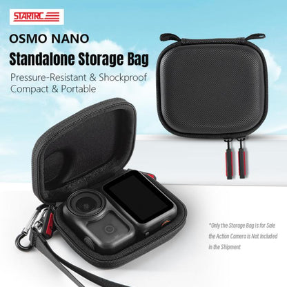 Bolsa de transporte de PU para cámara Osmo Nona STARTRC (negra) para DJI Osmo — imagen 5