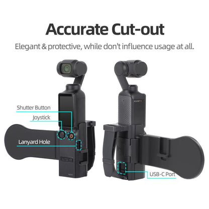 Soporte Adaptador de expansión magnético, para teleprompter, mango de extensión para DJI Osmo Pocket 3 (negro) — imagen 6