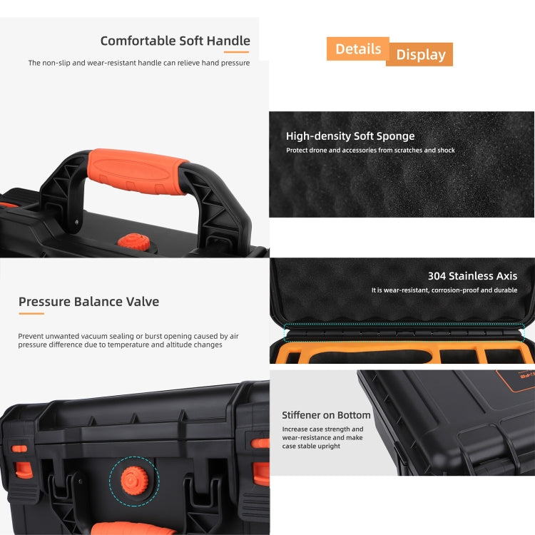 Bolsa de almacenamiento de estuche Sunnylife AQX-6-U de seguridad impermeable a prueba de golpes mejorada para DJI Avata (ne…