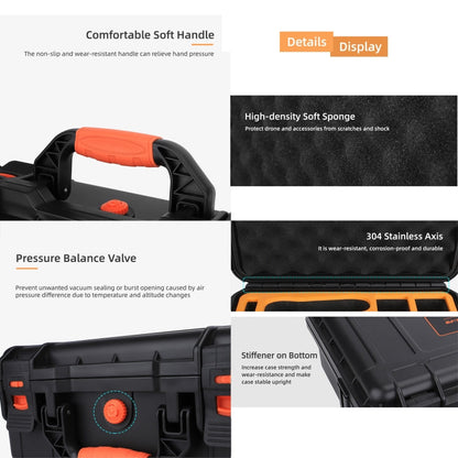 Bolsa de almacenamiento de estuche Sunnylife AQX-6-U de seguridad impermeable a prueba de golpes mejorada para DJI Avata (ne…